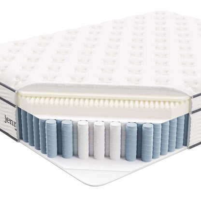 Modway - Jenna 14in Innerspring and Foam Queen Mattress - MOD-6084-WHI veiw 6