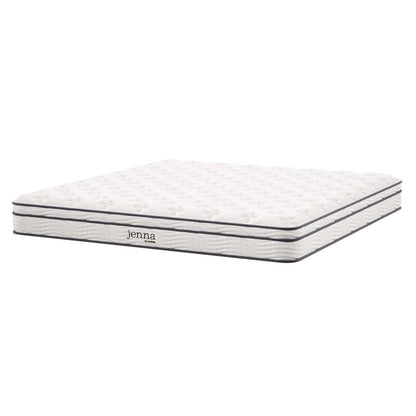 Modway - Jenna 6in Innerspring and Foam King Mattress - MOD-7096-WHI veiw 2