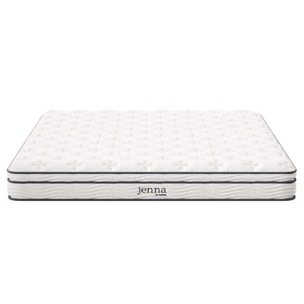 Modway - Jenna 6in Innerspring and Foam King Mattress - MOD-7096-WHI veiw 3