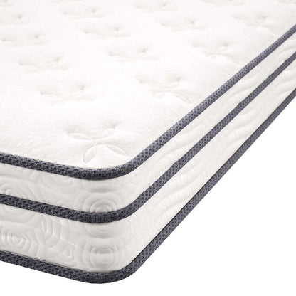 Modway - Jenna 6in Innerspring and Foam Queen Mattress - MOD-7095-WHI veiw 5