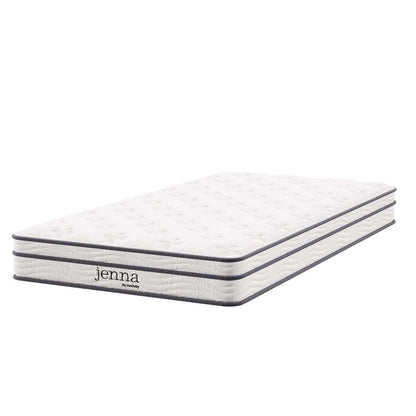 Modway - Jenna 6in Innerspring and Foam Twin Mattress - MOD-7093-WHI veiw 2