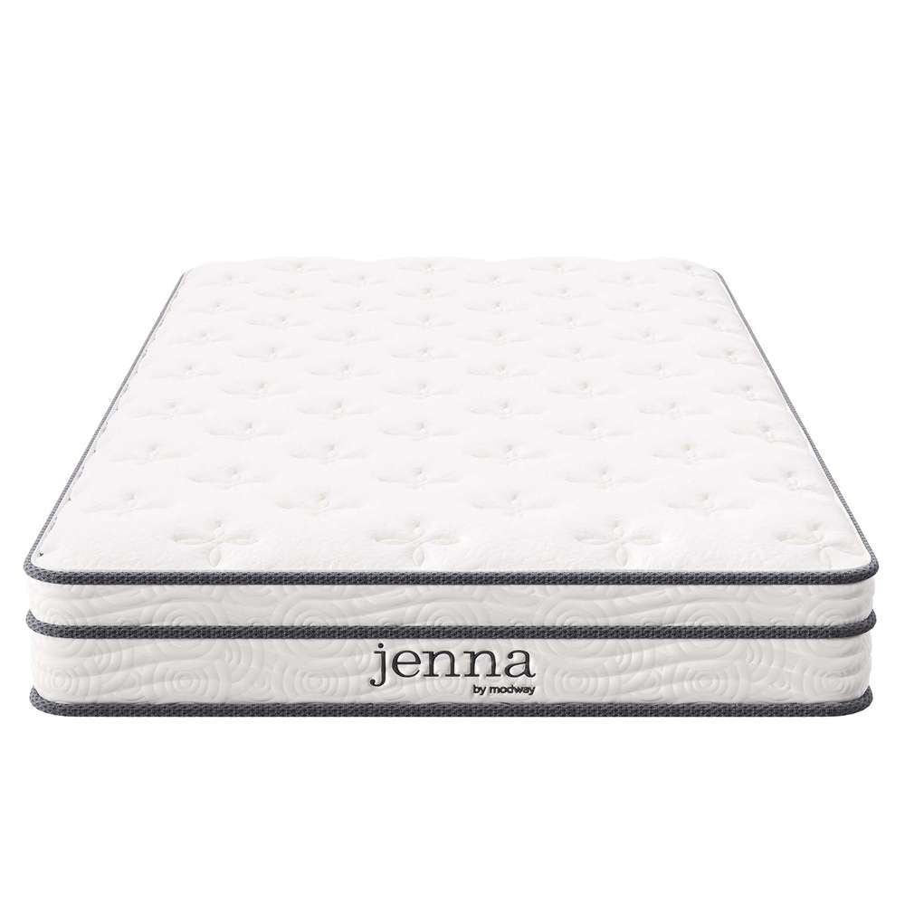 Modway - Jenna 6in Innerspring and Foam Twin Mattress - MOD-7093-WHI veiw 3