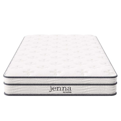 Modway - Jenna 6in Innerspring and Foam Twin Mattress - MOD-7093-WHI veiw 3