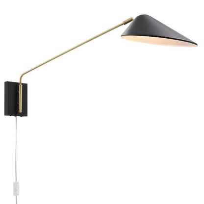 Modway - Journey 24in Swing Arm Wall Sconce - EEI-5295-BLK veiw 3