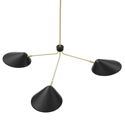 Modway - Journey 3-Light 14in Arm Pendant - EEI-5297-BLK veiw 5