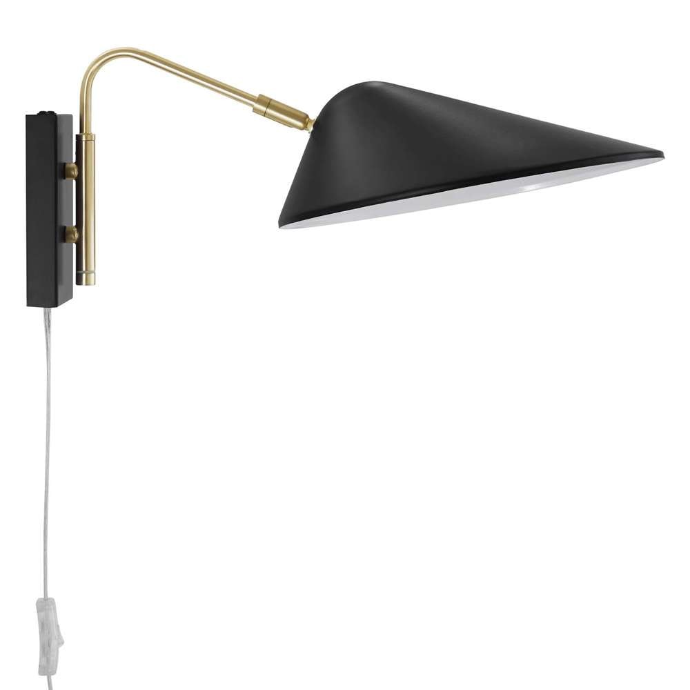 Modway - Journey 7in Swing Arm Wall Sconce - EEI-5296-BLK veiw 3