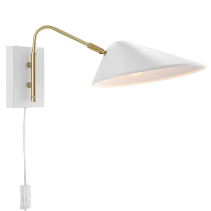 Modway - Journey 7in Swing Arm Wall Sconce - EEI-5296-WHI veiw 2