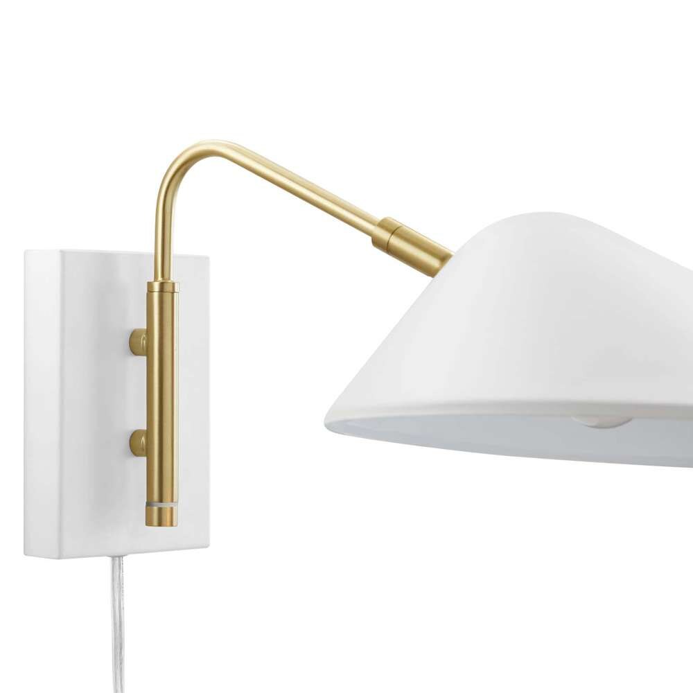 Modway - Journey 7in Swing Arm Wall Sconce - EEI-5296-WHI veiw 3