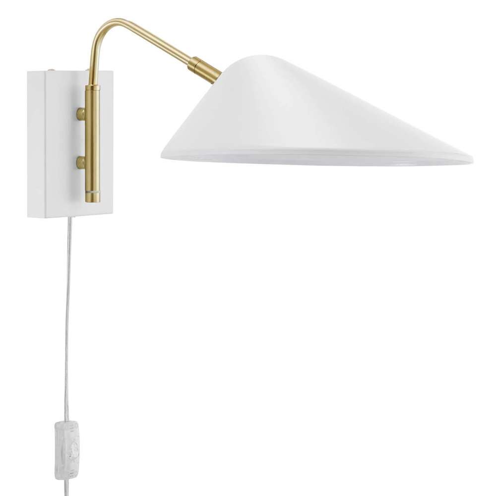 Modway - Journey 7in Swing Arm Wall Sconce - EEI-5296-WHI veiw 4
