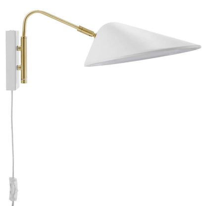 Modway - Journey 7in Swing Arm Wall Sconce - EEI-5296-WHI veiw 5