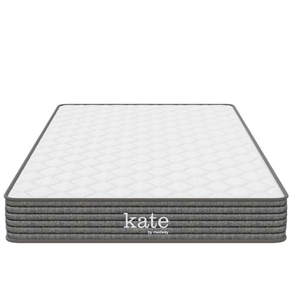 Modway - Kate 6in Narrow Twin Mattress - MOD-7097-WHI veiw 4