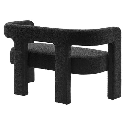Modway - Kayla Boucle Upholstered Loveseat - EEI-6477-BLK veiw 4