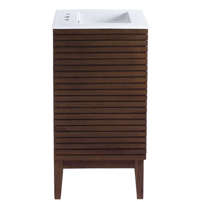 Modway - Ledger 24in Bathroom Vanity - EEI-5114-WAL-WHI veiw 4