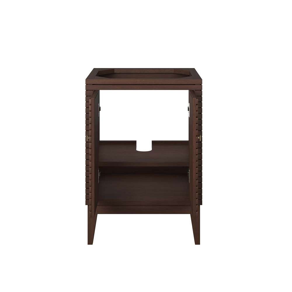 Modway - Ledger 24in Wood Bathroom Vanity Cabinet (Sink Basin Not Included) - EEI-5088-WAL veiw 6