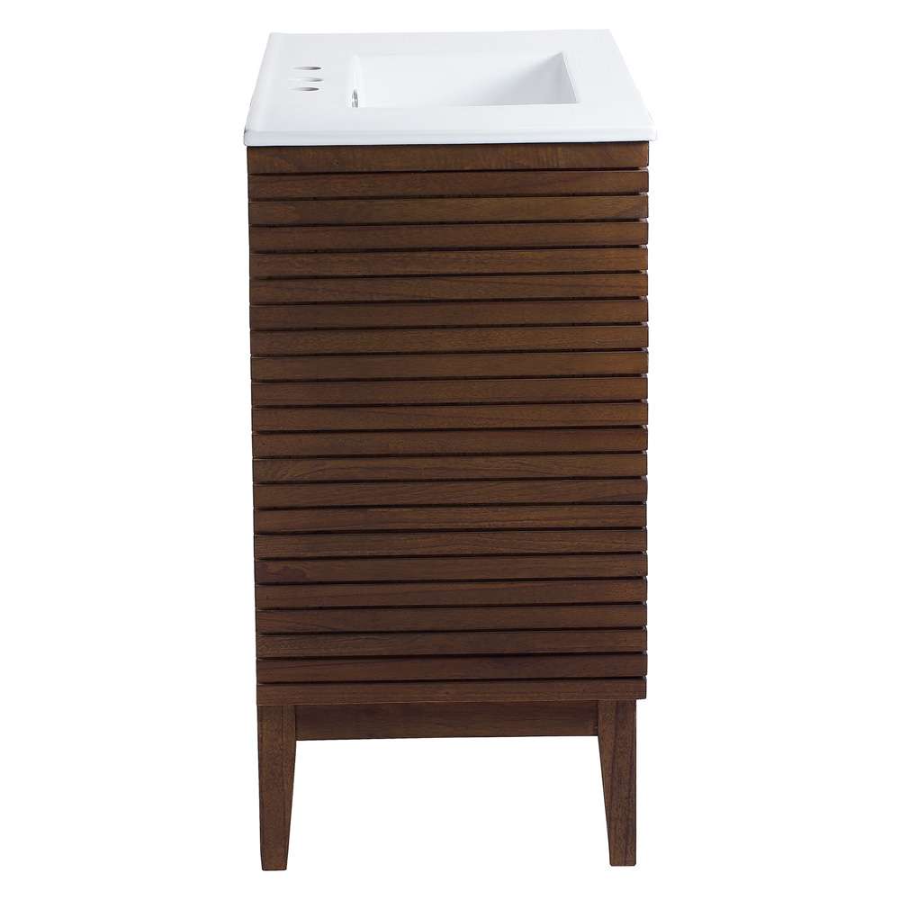Modway - Ledger 36in Bathroom Vanity - EEI-5115-WAL-WHI veiw 4