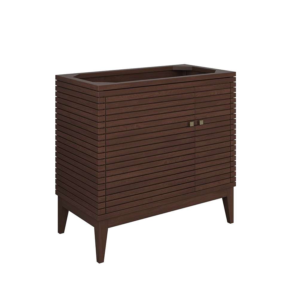Modway - Ledger 36in Wood Bathroom Vanity Cabinet (Sink Basin Not Included) - EEI-5089-WAL veiw 1