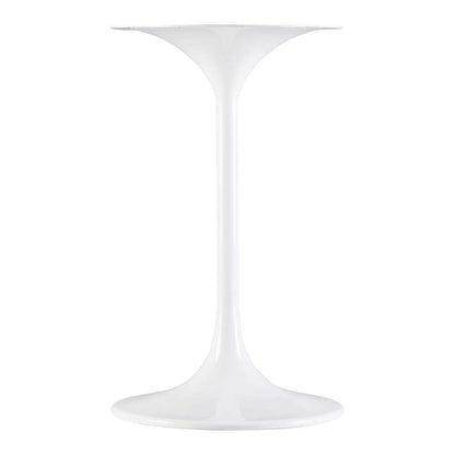Modway - Lippa 20in Round Artificial Marble Side Table in White Black - EEI-5680-WHI-BLK veiw 4