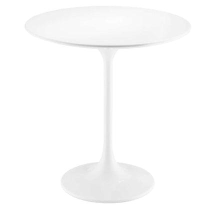 Modway - Lippa 20in Round Side Table in White White - EEI-5678-WHI-WHI veiw 2