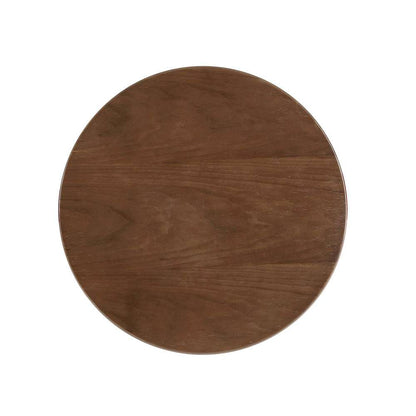 Modway - Lippa 20in Round Wood Grain Side Table in Gold Walnut - EEI-5684-GLD-WAL veiw 3