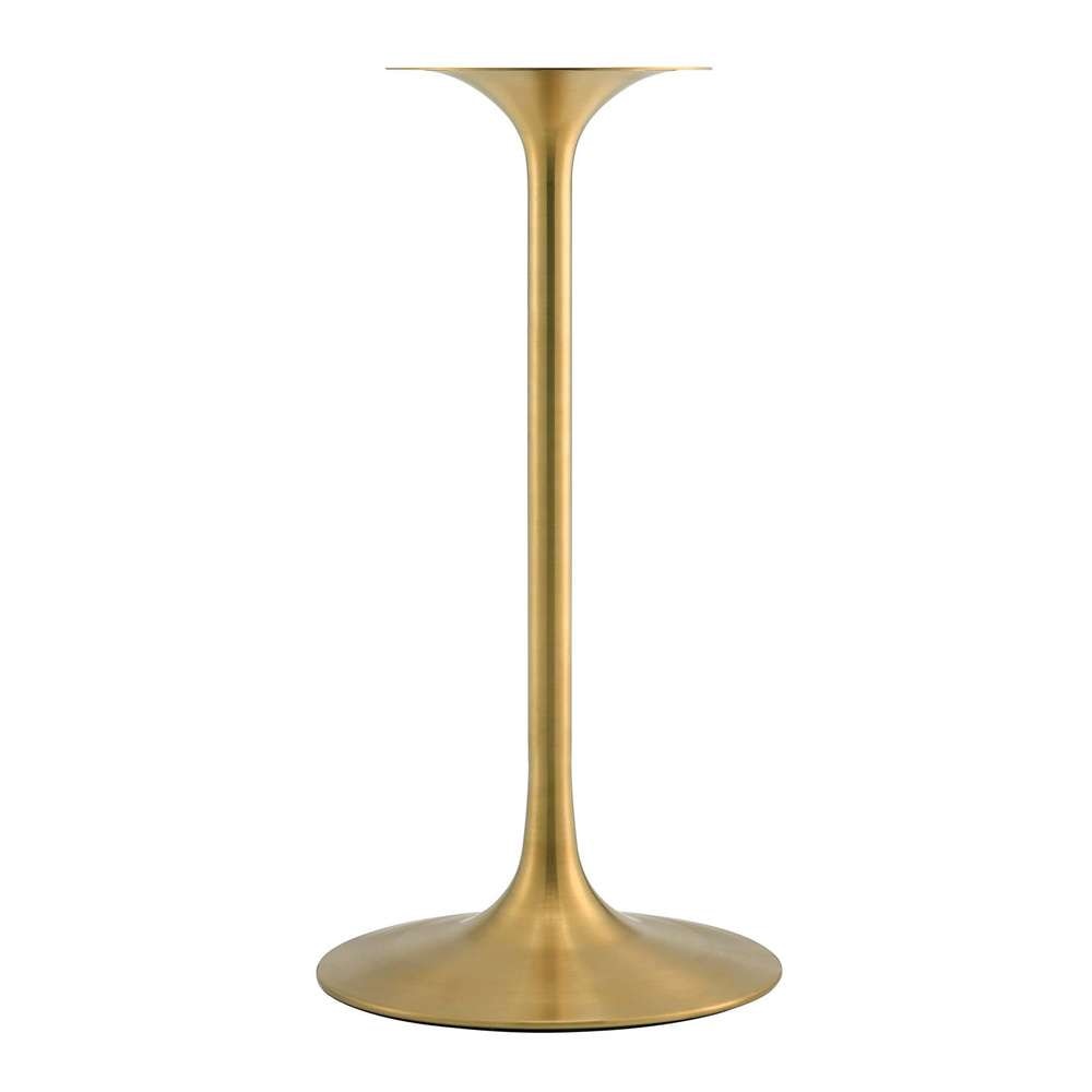 Modway - Lippa 28in Round Artificial Marble Bar Table in Gold Black - EEI-5533-GLD-BLK veiw 4