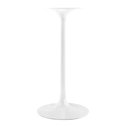 Modway - Lippa 28in Round Artificial Marble Bar Table in White Black - EEI-5203-WHI-BLK veiw 4