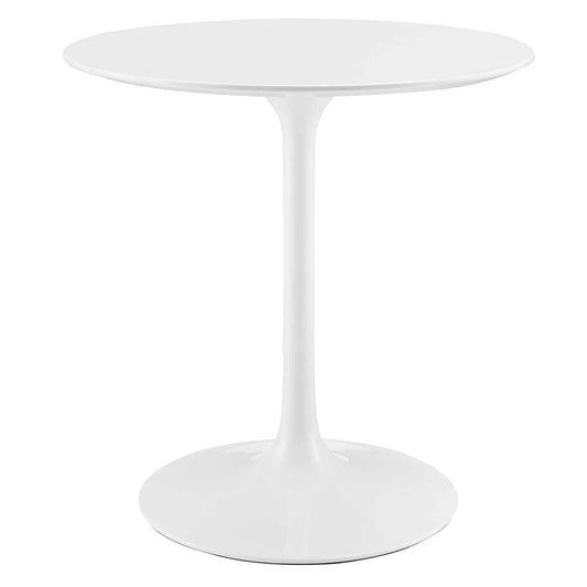 Modway - Lippa 28in Round Wood Top Dining Table in White - EEI-1115-WHI veiw 1