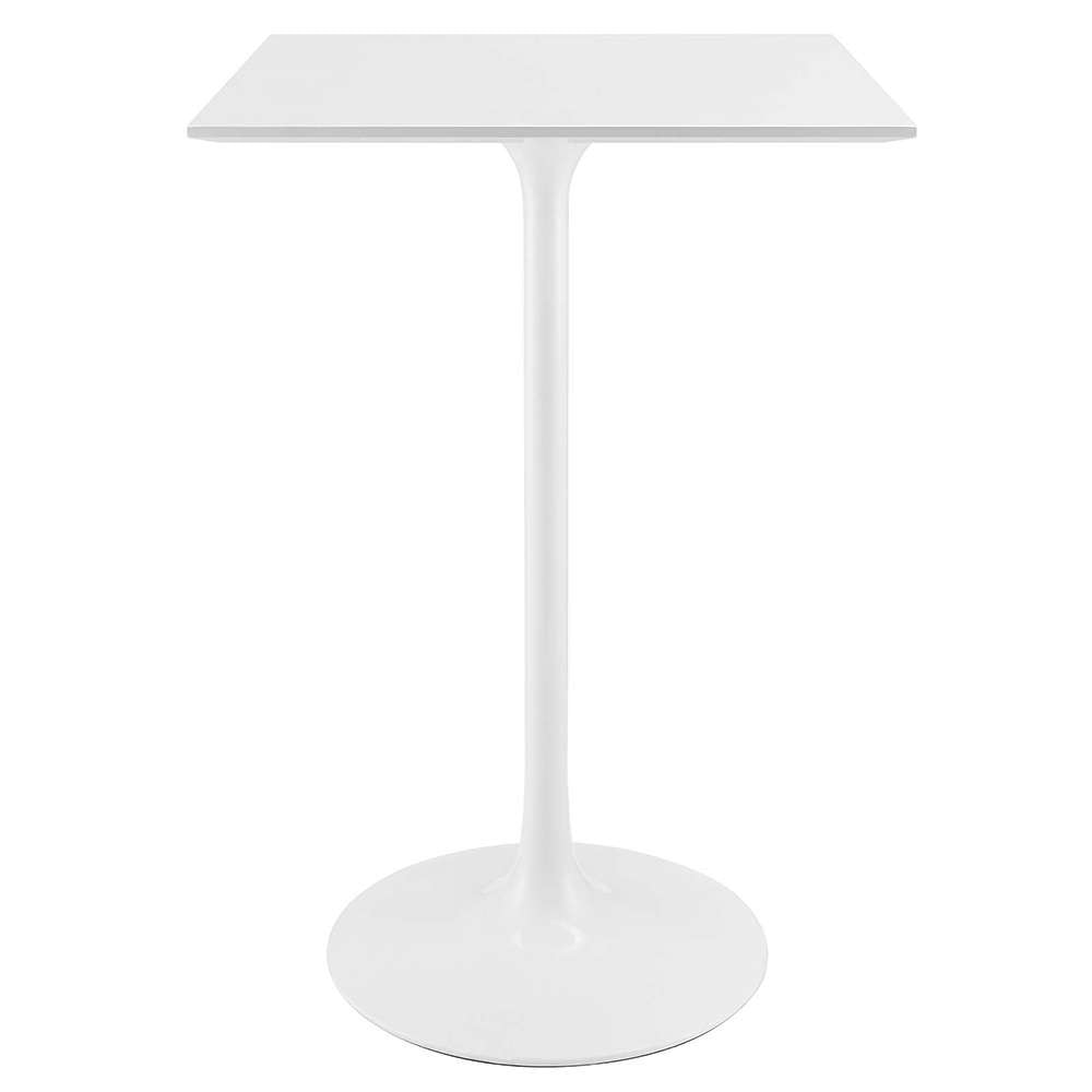 Modway - Lippa 28in Square Bar Table in White - EEI-1826-WHI veiw 1