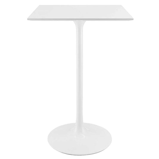 Modway - Lippa 28in Square Bar Table in White - EEI-1826-WHI veiw 1