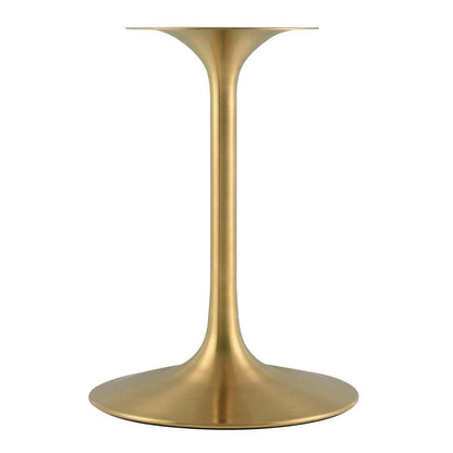 Modway - Lippa 36in Round Artificial Marble Dining Table in Gold Black - EEI-5225-GLD-BLK veiw 4