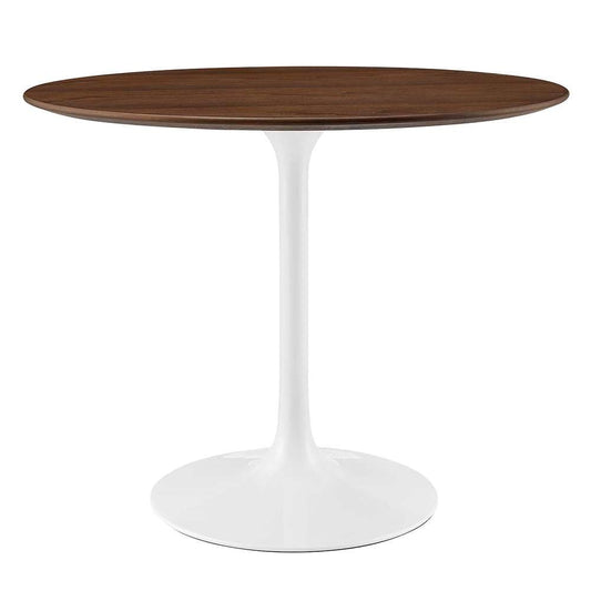 Modway - Lippa 36in Round Walnut Dining Table in Walnut - EEI-1136-WAL veiw 1
