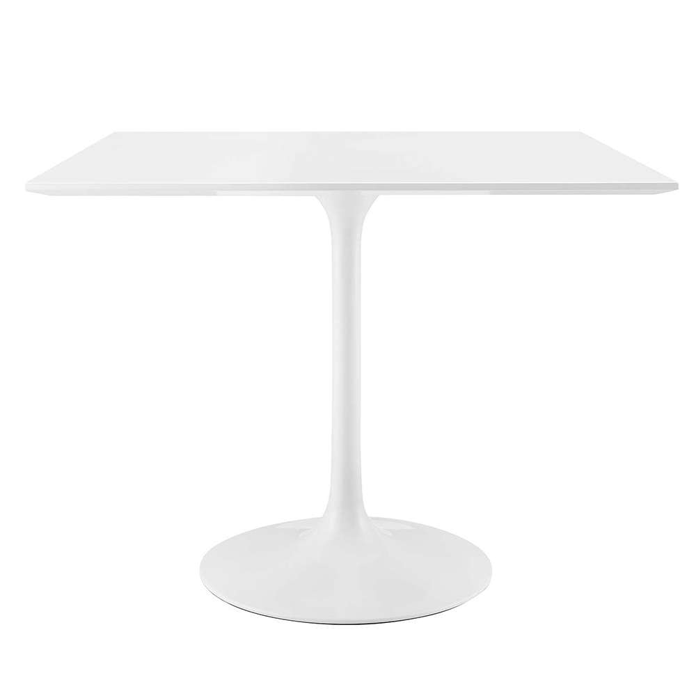Modway - Lippa 36in Square Wood Top Dining Table in White - EEI-1124-WHI veiw 1