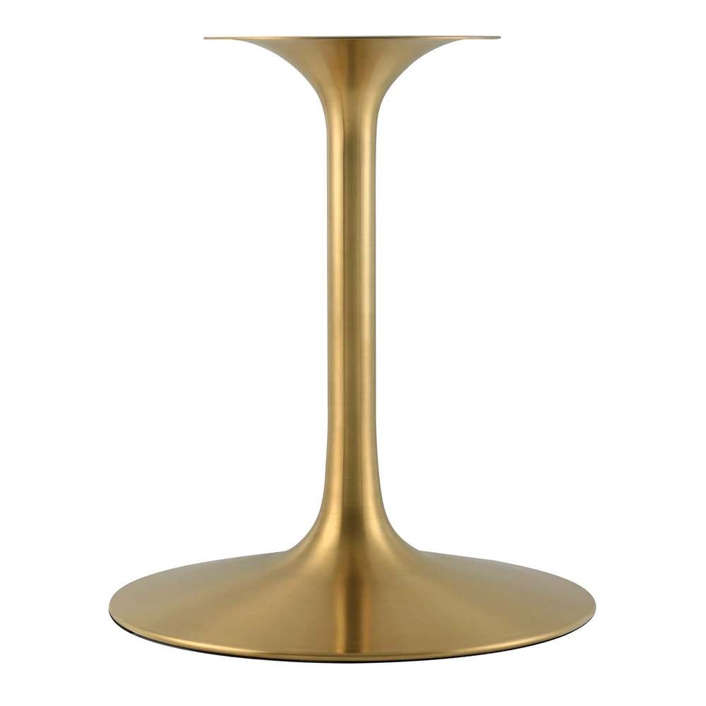 Modway - Lippa 60in Oval Artificial Marble Dining Table in Gold Black - EEI-5243-GLD-BLK veiw 4