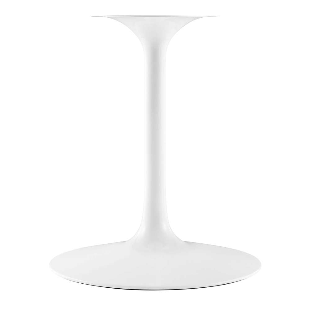 Modway - Lippa 60in Oval Terrazzo Dining Table in White White - EEI-5734-WHI-WHI veiw 4