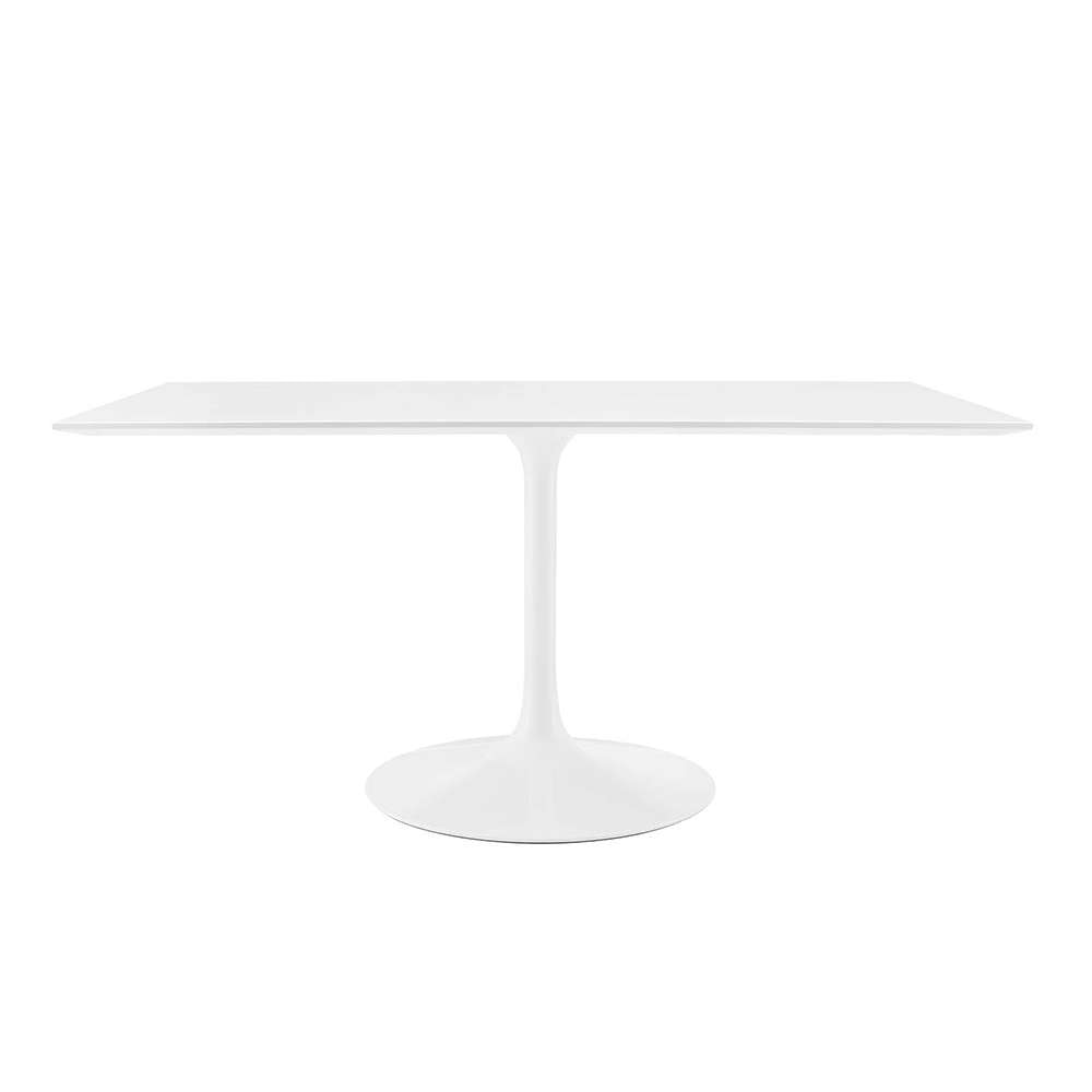 Modway - Lippa 60in Rectangle Wood Dining Table in White - EEI-1656-WHI veiw 1