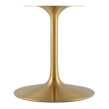 Modway - Lippa 78in Oval Artificial Marble Dining Table in Gold Black - EEI-5528-GLD-BLK veiw 4