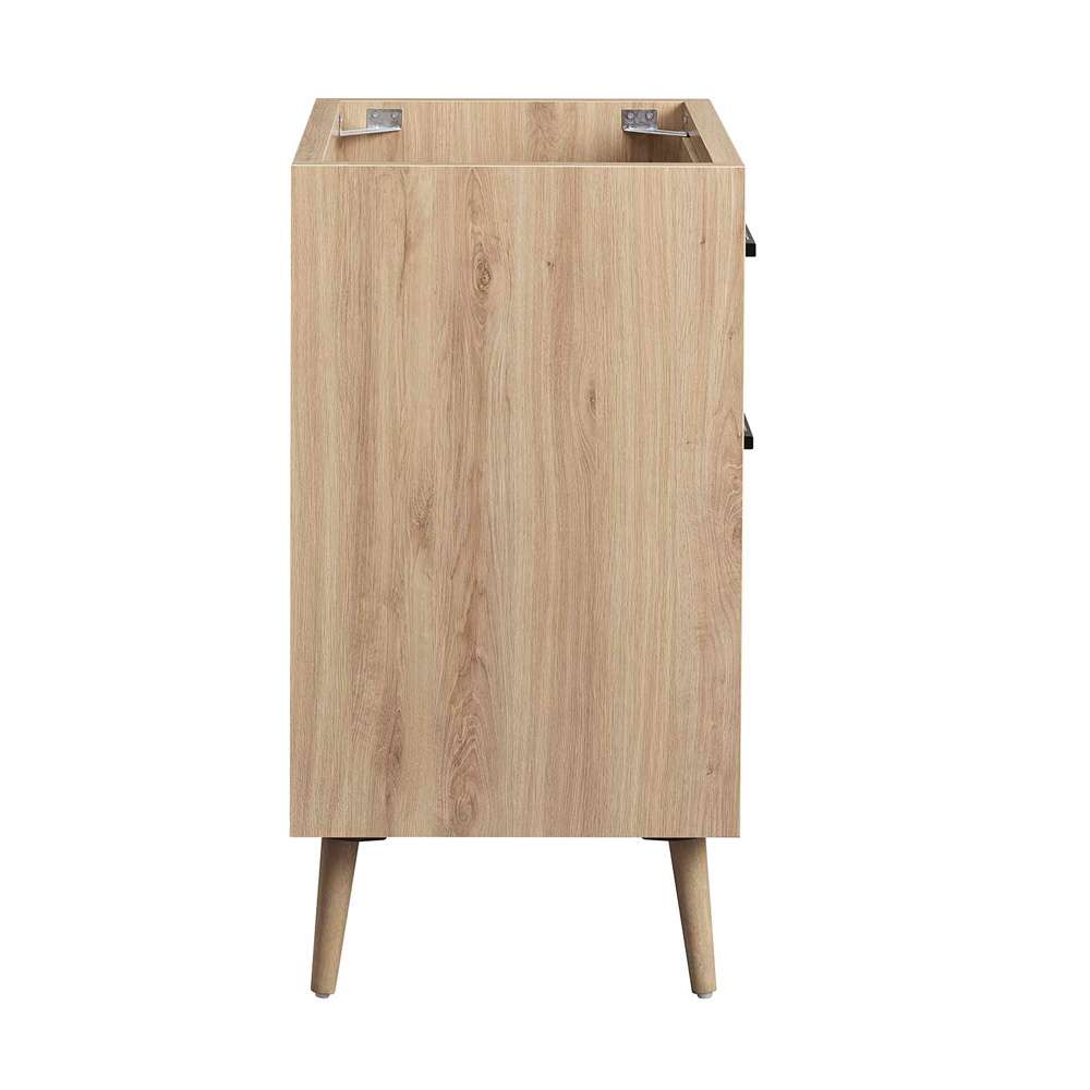 Modway - Maverick 24in Bathroom Vanity Cabinet - Sink Basin Not Included - EEI-6266-OAK-WHI veiw 3