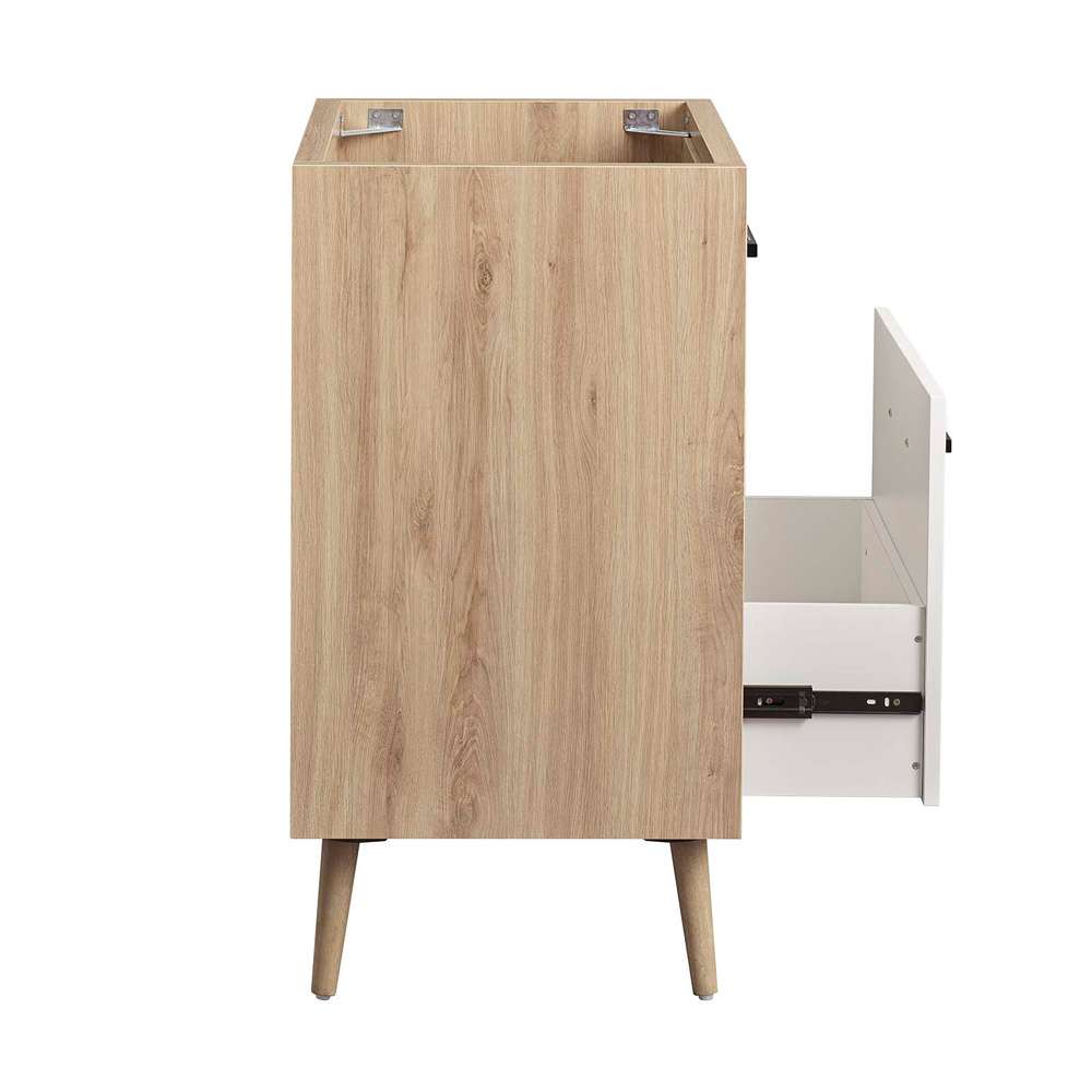 Modway - Maverick 24in Bathroom Vanity Cabinet - Sink Basin Not Included - EEI-6266-OAK-WHI veiw 6