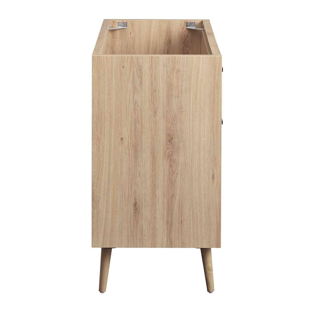 Modway - Maverick 36in Bathroom Vanity Cabinet - Sink Basin Not Included - EEI-6268-OAK-WHI veiw 3