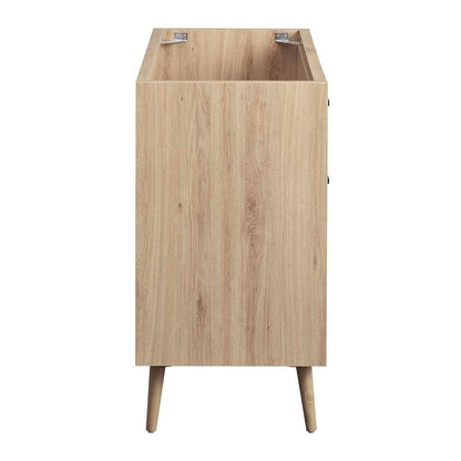 Modway - Maverick 36in Bathroom Vanity Cabinet - Sink Basin Not Included - EEI-6268-OAK-WHI veiw 3