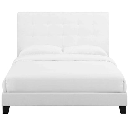 Modway - Melanie Full Tufted Button Upholstered Fabric Platform Bed - MOD-5878-WHI veiw 5