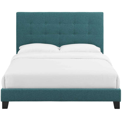 Modway - Melanie Queen Tufted Button Upholstered Fabric Platform Bed - MOD-5879-TEA veiw 5