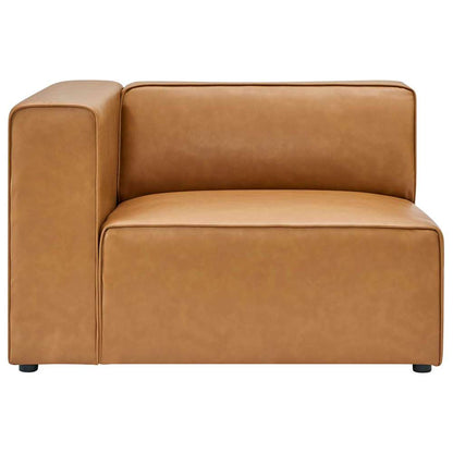 Modway - Mingle Vegan Leather 8-Piece Sectional Sofa Set - EEI-4799-TAN veiw 5