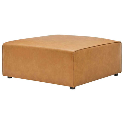 Modway - Mingle Vegan Leather Ottoman - EEI-4624-TAN veiw 2