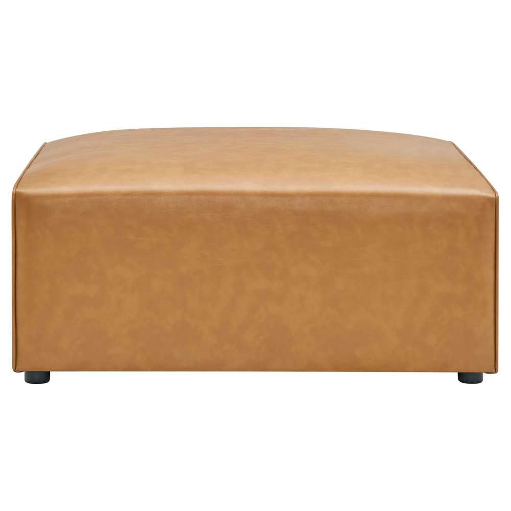 Modway - Mingle Vegan Leather Ottoman - EEI-4624-TAN veiw 3