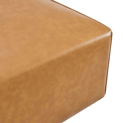 Modway - Mingle Vegan Leather Ottoman - EEI-4624-TAN veiw 5