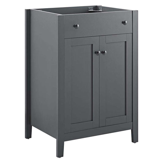 Modway - Nantucket 24in Bathroom Vanity Cabinet (Sink Basin Not Included) - EEI-3875-GRY veiw 1