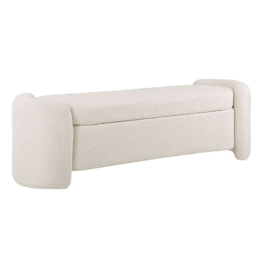 Modway - Nebula Boucle Upholstered Bench - EEI-6056-IVO veiw 1