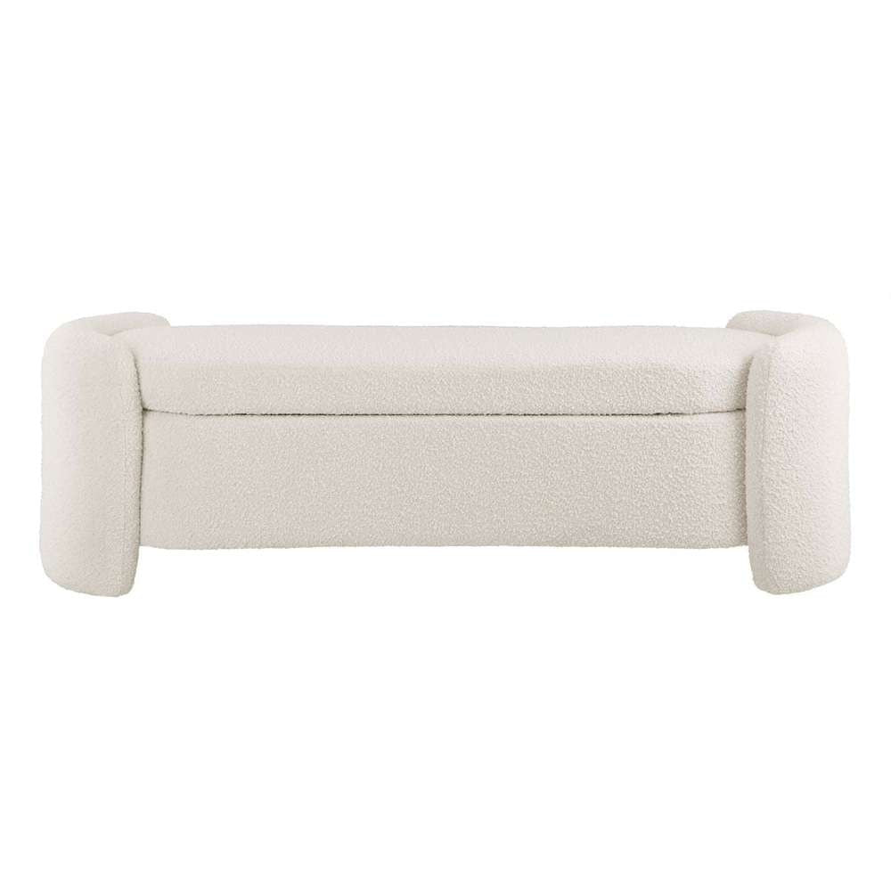 Modway - Nebula Boucle Upholstered Bench - EEI-6056-IVO veiw 4