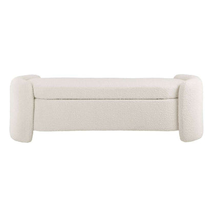 Modway - Nebula Boucle Upholstered Bench - EEI-6056-IVO veiw 4