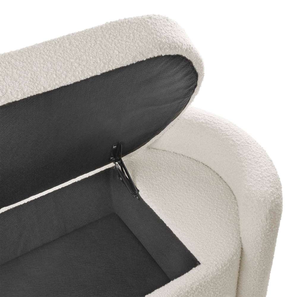 Modway - Nebula Boucle Upholstered Bench - EEI-6056-IVO veiw 6